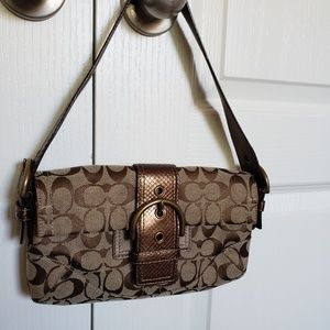 Signature COACH Canvas Handbag